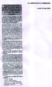 Article Libération Comminges