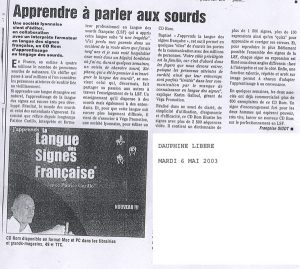 Article Le Dauphiné Libéré