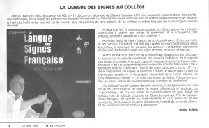 Article Collège