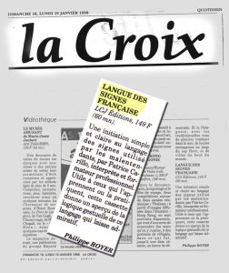 Article La Croix