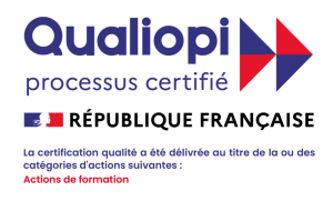 Logo Qualiopi processus certifié - République Française - Actions de formation